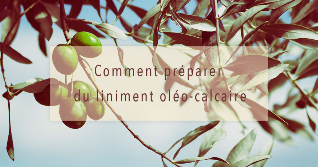 Comment préparer du liniment oléo-calcaire