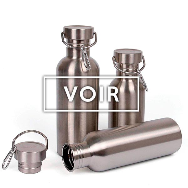 Gourde inox boutique Objectif zéro déchet