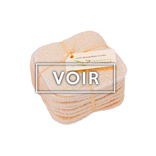 Lingettes démaquillantes boutique Objectif zéro déchet