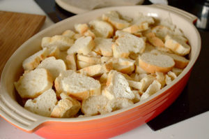 Pain rassis pour pain perdu au four