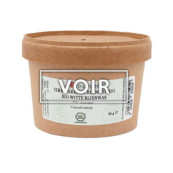 Cire d'abeille blanche zéro déchet