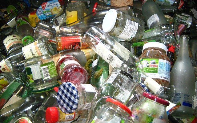 Une partie des déchets est recyclée